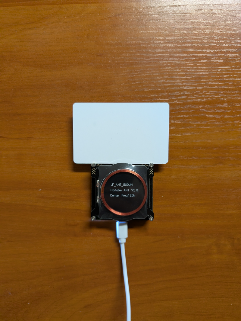 A blank high-frequency card